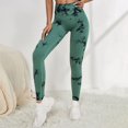 thumbnail image 1 of YHWW Leggings,Fitness Mujer Deporte Leggings Sin Costuras Tie Dye Cintura Alta Elásticos Pantalones De Yoga Entrenamiento De Gimnasio Leggings para Correr S RosePurple, 1 of 4