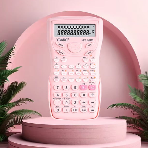 Calculadora a color Kayannuo para Pascua, regalo para mujeres y hombres, calculadora multifuncional para exámenes, función para estudiantes, pantalla de líneas y cálculo de arriba a abajo.