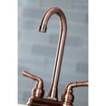 thumbnail image 4 of Kingston Brass KB496 Magellan Two-Handle 4" Centerset Bar Faucet, Antique Copper, 4 of 5
