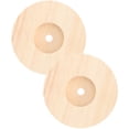 thumbnail image 3 of 2 Pcs Base de Lampe de Table Ronde en Bois Bricolage Base de Lampe en Bois Pièces de Lumière Support, 3 of 8