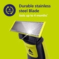 thumbnail image 2 of Ersättningsblad för rakblad, kompatibla med Philips Oneblade Replacement One Blade Pro Blades för män (Modell QP25XX QP26XX QP65XX), 2 of 3