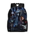 thumbnail image 1 of Goofa The Nightmare Before Christmas Pattern Large Capacity Backpack – Padded Laptop Compartment, Ergonomic Design for School, Work, Travel, and Outdoor Activities, 1 of 8