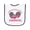 White and Navy, variant on Inktastic Daddy's Racing Princess Pink Race Car Baby Terry Cloth Bib