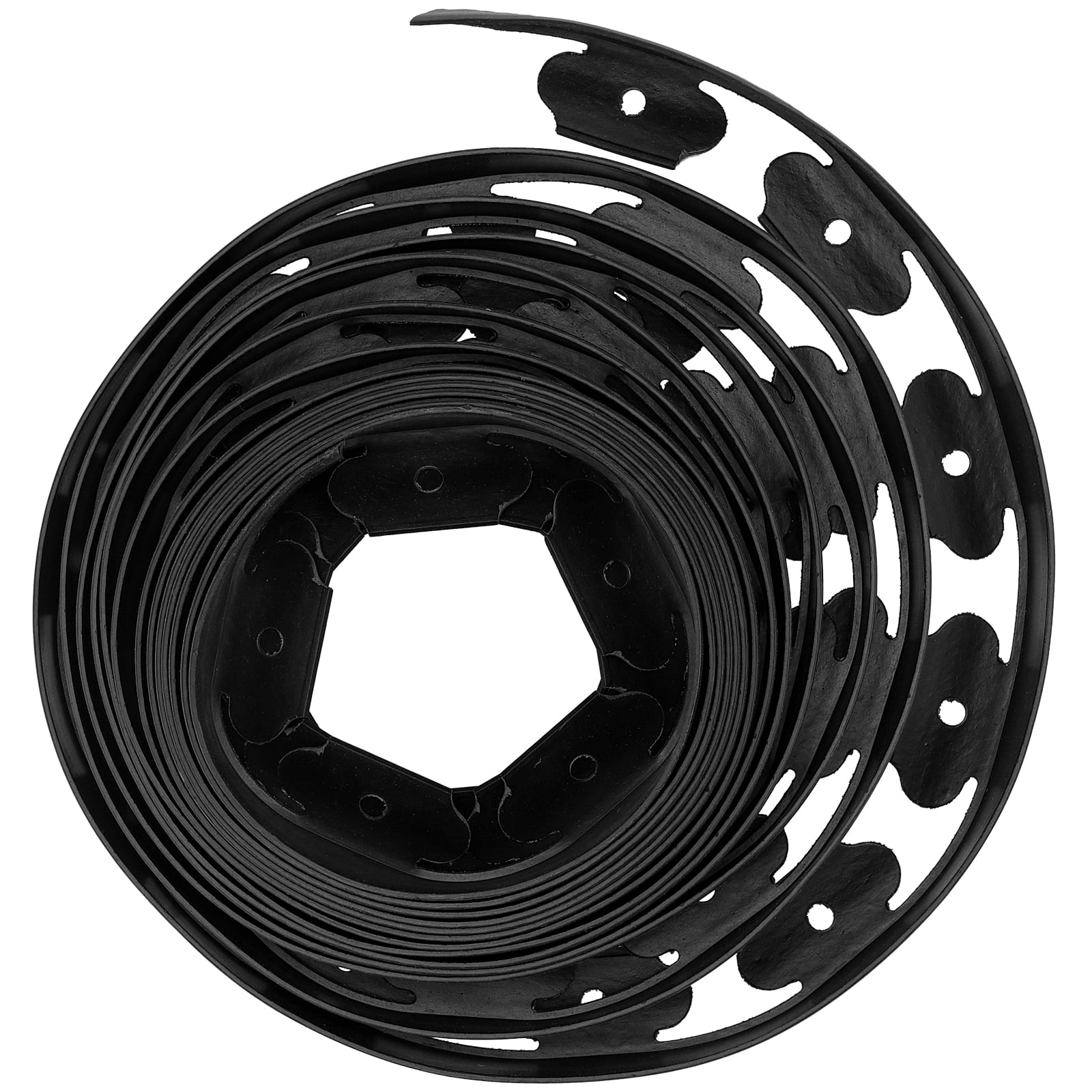 KOHAND 2 inch x 33 ft No Dig Garden Edging with Spikes, Black Tall Plastic Lawn Edging for Yard Grass, Landscaping