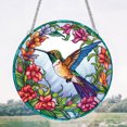 thumbnail image 1 of Panel de decoración del hogar Suncatcher acrílico de colibrí para decoración gótica de ventana, 1 of 9