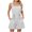 Gray, variant on Jamicy Casual Rompers for Women Gift for Women Women's Jumpsuit Short Scoop Neck Sleeveless Overall Casual Straight Leg Outfit Romper Playsuit