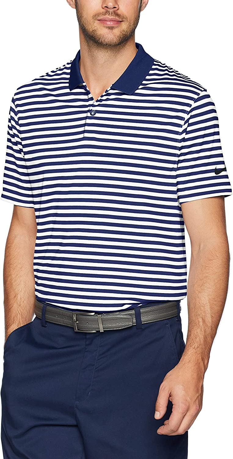 NIKE Men's Dry Victory Stripe Polo Golf 