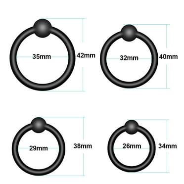 TLUDA Men Penis Ring ,Pleasure Ring 4 Pack
