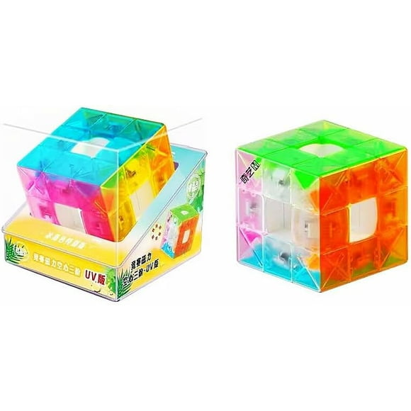qiyi Void Cube UV Magnetic Speed Cube Transparent Limited Version Puzzle Toys Magic Cube