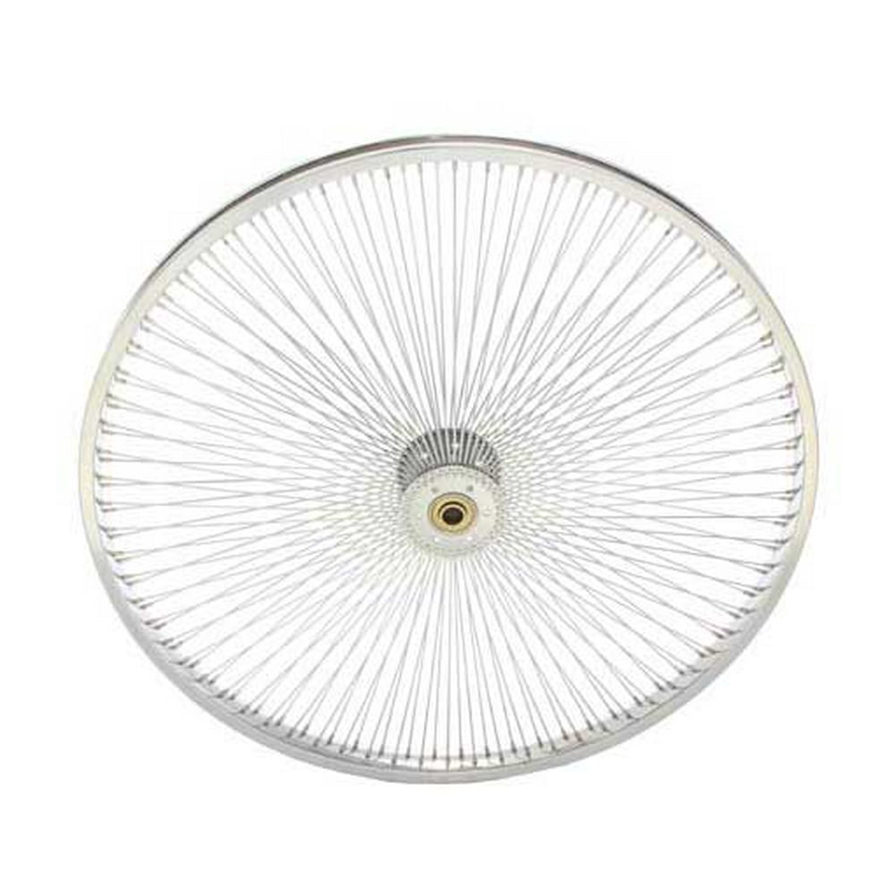 26" 144 Spoke HollowHub Wheel 14G Chrome. tricycle wheel, trike wheel