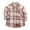 Brown, variant on LNMQLPDBS Toddler Boys Girls Plaid Shirt Long Sleeve Tops Boys’ Button Down Flannel Lapel Shirts Multi Color Optional﻿ for All Seasons Pink 7-8 Years