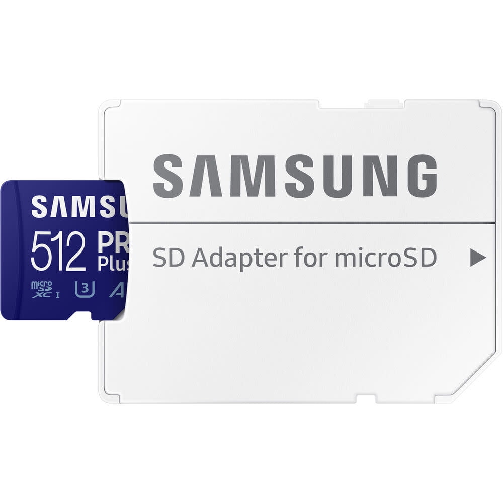 Samsung PRO Plus 512GB Micro SDXC Flash Memory Card with SD