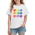 thumbnail image 2 of hengsof T-shirt de Base à Manches Courtes pour Enfants, 2 of 3