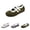 Green -BR44, variant on Women Classic Mary Jane Flats Fashion Retro Sneakers Casual Thin Sole Hook and Loop Double Straps Lightweight Walking Shoes Slip On Beige -BR44