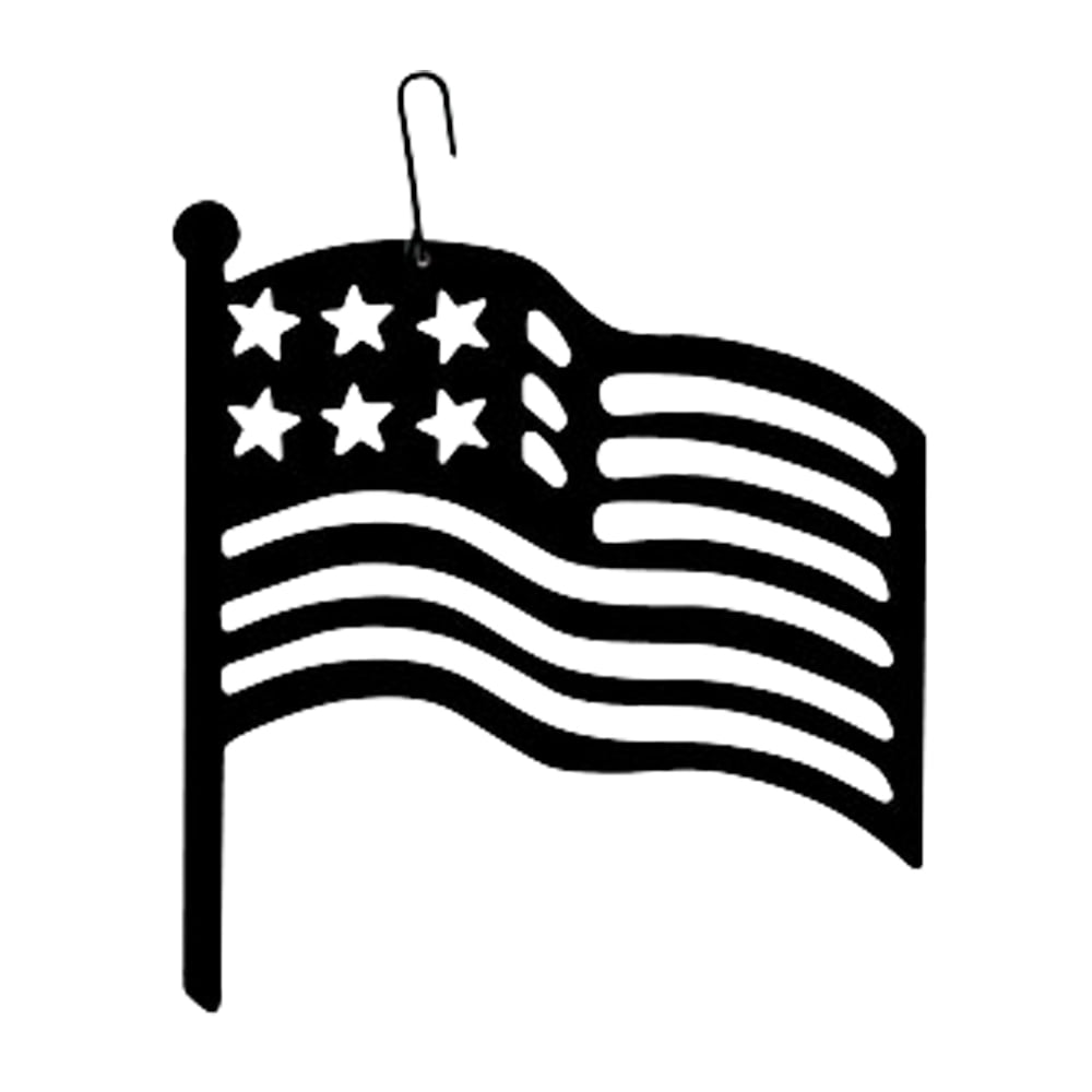 American Flag Decorative Hanging Silhouette