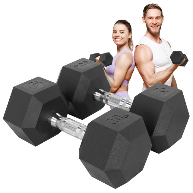 Kit Mancuernas Hexagonales Altera Kit2-30lbs Acero Forro De Neopreno