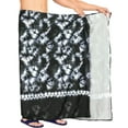 thumbnail image 2 of LA LEELA Men's Standard Beachwear Sarong Pareo Wrap One Size Moonlight, Tie Dye Summer Vacation Aloha, 2 of 4