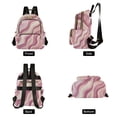 thumbnail image 4 of FORMRS Mini Backpack Purse for Women Travel Daypack Casual Shoulder Bag, Pink Brown Pattern, 4 of 7