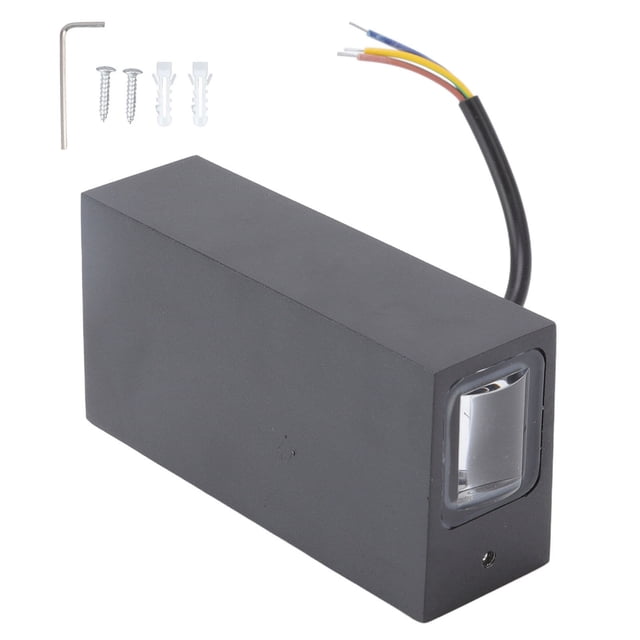 W Lámpara de pared, LED Up Down Wall Lámpara de pared para exteriores Aplique de pared LED construido para el futuro