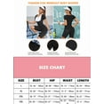 thumbnail image 5 of 2 PCS Sauna Suit for Women Sweat Vest Waist Trainer 3in 1 Full Body Shaper Workout Top with Sleeve Shorts, 5 of 5