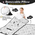 thumbnail image 3 of Baseball Football Pattern Toddler Nap Mats for Kids Preschool,Sleeping Mat Bag or Kids,Toddler Sleeping Bag,Toddler Nap Mat or Daycare, 3 of 6