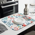 thumbnail image 3 of Microfibre Drying Mat for Kitchen Selections-shopping-blog22221 Dish Drying Drainer Mat Absorbent Pioneer Drying Mat Washing Up for Glass, Plate & Cup 16inch X 18inch, 3 of 7