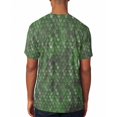 thumbnail image 2 of Halloween Wood Elf Scale Mail Armor Costume All Over Mens T Shirt, 2 of 2