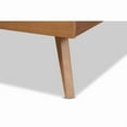 thumbnail image 6 of Baxton Studio Emiko Modern and Contemporary Walnut Brown Finished Wood King Size Platform Bed, 6 of 6