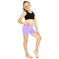 thumbnail image 2 of Stretch Is Comfort Premium Stretch Youth Girls Oh so Soft Biker Shorts| Child  Size 4 -16, 2 of 6