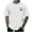 A White, variant on Idoravan Mens Shirts Casual Stylish Mens Shirts under $5.00 Summer Fashion Casual Men's Round Neck Printed T-shirt Top