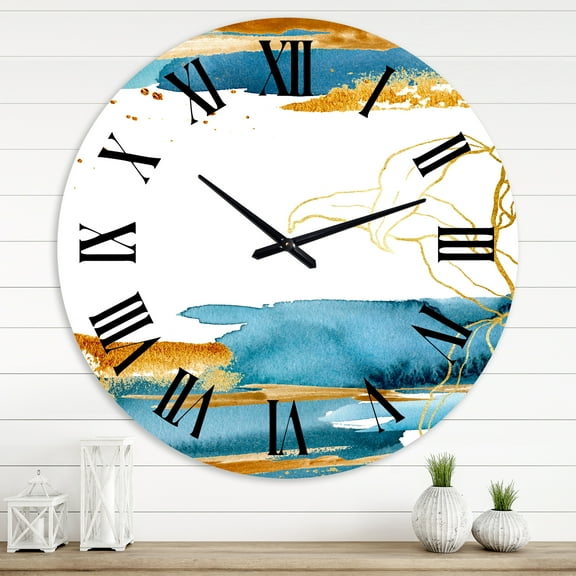 Designart 1 in Quartz Traditional Wall Clock