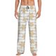 thumbnail image 1 of Balery Gold Snowflake Pantalones de pijama para hombre, pijama ultraligero, pantalón de descanso-Small, 1 of 6