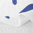 thumbnail image 5 of Erosebridal Simple Blue Aircraft Twin Quilt Set for Boys Men, Airplane Outline Print Twin Coverlet Set, 2 Pieces, 5 of 7