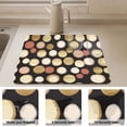 thumbnail image 5 of Simple Brown Spots Dish Drying Mat for Kitchen Counter Absorbent Drainer Mats (15.7X11.8inch), 5 of 8