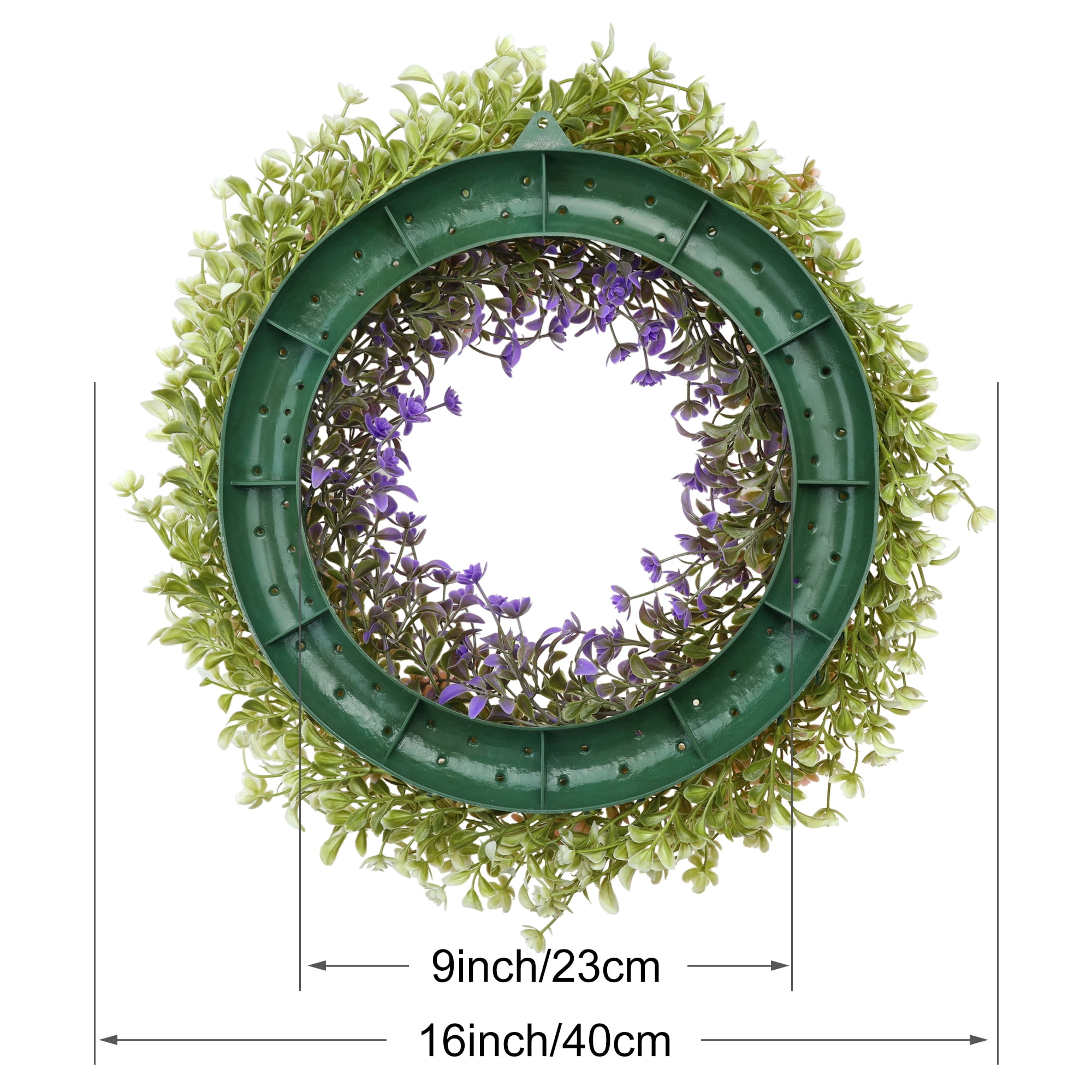 Unique Bargains Eucalyptus Wreaths for Front Door Artificial Decorations Wreaths Purple
