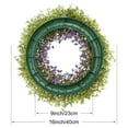 thumbnail image 3 of Unique Bargains Eucalyptus Wreaths for Front Door Artificial Decorations Wreaths Purple, 3 of 7