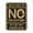 Black Gold, variant on Portrait Round What Part of No Soliciting Do You Not Understand Sign (Red) - Large