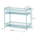 thumbnail image 2 of 2-Tier Metal Spice Rack Organizer - Blue, 2 of 2