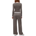 thumbnail image 3 of New Fashion Women's Casual Sets Long-sleeved T-shirt Wide-leg Trousers Sportswear Women's Clothing conjuntos de pantalones, 3 of 3