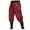 Red, variant on Men's Pants Cosplay Costume Halloween Gothic with Drawstrings Lightweight Straight Leg Trousers