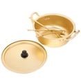 thumbnail image 3 of 1 Set Hot-pot Pot Double Handle Pot Noodle Cooking Pot Aluminum Wok with Spoon, 3 of 9