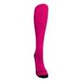 thumbnail image 2 of Neon Pink/Black Player Id Over the Calf Number Socks (#78, Large), 2 of 2