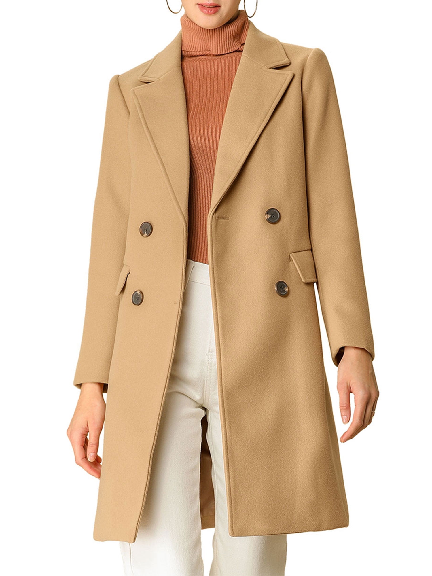 women's waist length pea coat