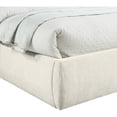 thumbnail image 6 of Meridian Furniture Adam Cream Chenille Fabric Queen Bed, 6 of 9