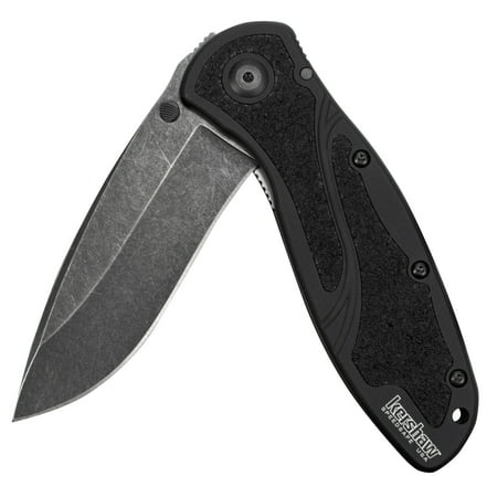 Kershaw Blur BlackWash Pocket Knife 3.4 Blade with Assisted Opening