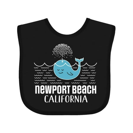 

Inktastic Newport Beach California Whale Watching Gift Baby Boy or Baby Girl Bib