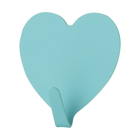 

UAEBM Female Heart Love Sticky Hook Stainless Steel Bead Heart-shaped Sticky Hook Green
