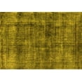 thumbnail image 1 of Ahgly Company Machine Washable Indoor Rectangle Oriental Yellow Industrial Area Rugs, 3' x 5', 1 of 4