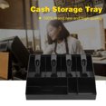 thumbnail image 2 of Four Coin Compartments Cash Tray, Works Well Cash Drawer, For Petty Cash Stamps, 2 of 8