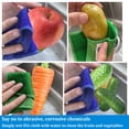 thumbnail image 3 of 16-Pack Reusable, Scrub Dish Cloth –Non-Scratch Microfiber Scrubber, Planet-Friendly, Easy Rinsing, Quick Dry, Dishwasher Safe Cloth for Kitchen & Household, 6 x 6 Inch, Blue & Green Assorted, 3 of 6